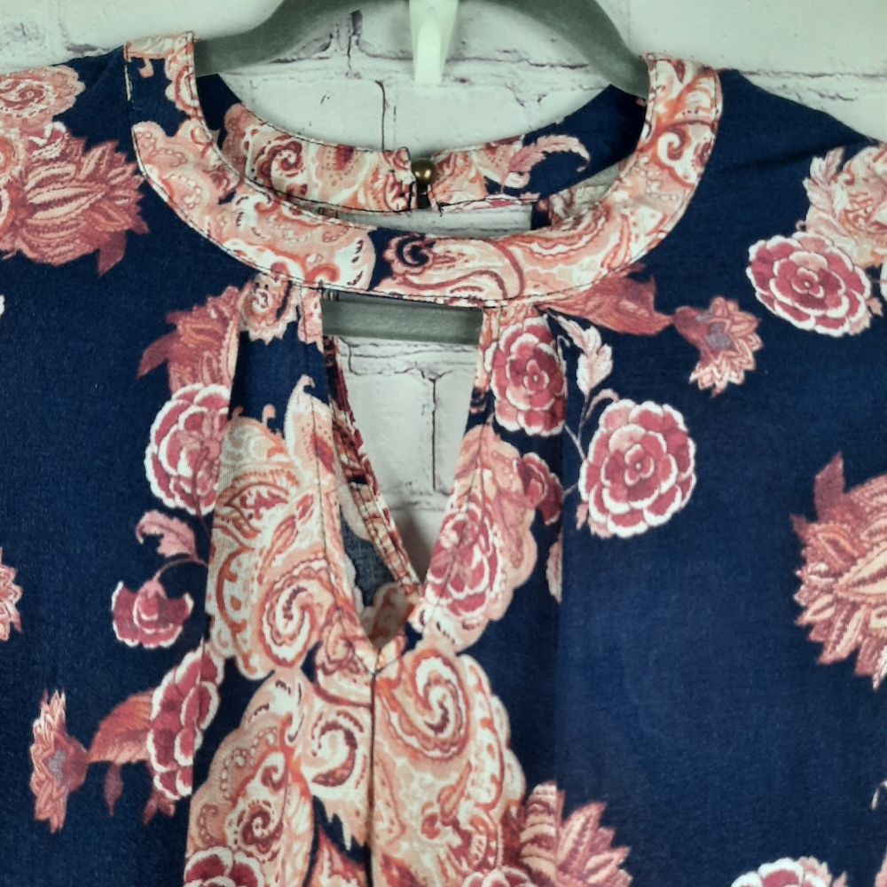 Altar'd State Long Sleeve Bohemian Mini Dress - Picture 8 of 14